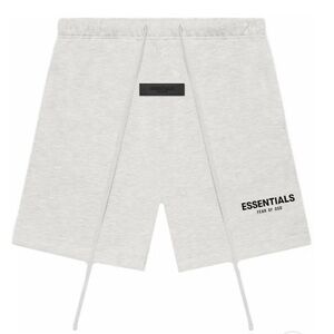 Essentials Fear Of God Men Light Oatmeal Shorts - Medium